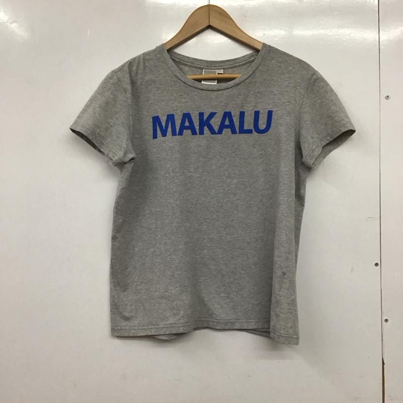 ザノースフェイス THE NORTH FACE Tシャツ 半袖 半袖カットソー プリントTシャツ クルーネックカットソー L ロゴ、文字 灰 / グレー / gray レディース USED 古着 中古 10157010