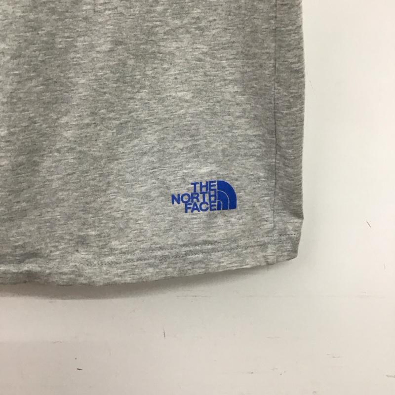 ザノースフェイス THE NORTH FACE Tシャツ 半袖 半袖カットソー プリントTシャツ クルーネックカットソー L ロゴ、文字 灰 / グレー / gray レディース USED 古着 中古 10157010