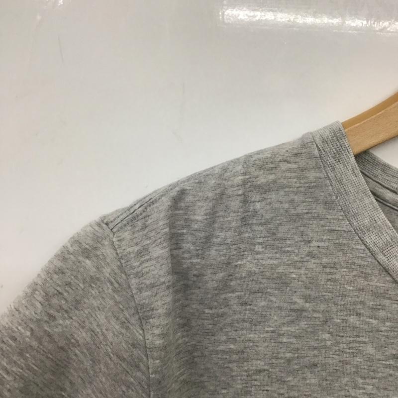 ザノースフェイス THE NORTH FACE Tシャツ 半袖 半袖カットソー プリントTシャツ クルーネックカットソー L ロゴ、文字 灰 / グレー / gray レディース USED 古着 中古 10157010