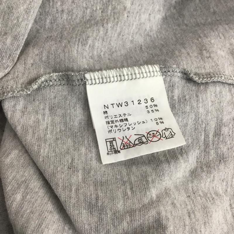 ザノースフェイス THE NORTH FACE Tシャツ 半袖 半袖カットソー プリントTシャツ クルーネックカットソー L ロゴ、文字 灰 / グレー / gray レディース USED 古着 中古 10157010