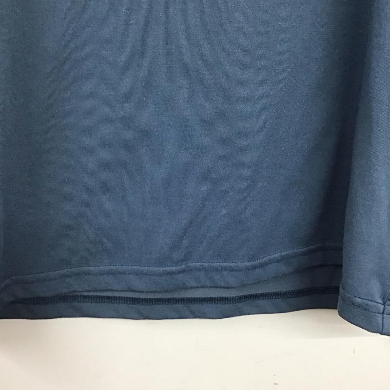 ザノースフェイス THE NORTH FACE Tシャツ 半袖 半袖カットソー プリントTシャツ クルーネックカットソー M ロゴ、文字 紺 / ネイビー / navy レディース USED 古着 中古 10157011