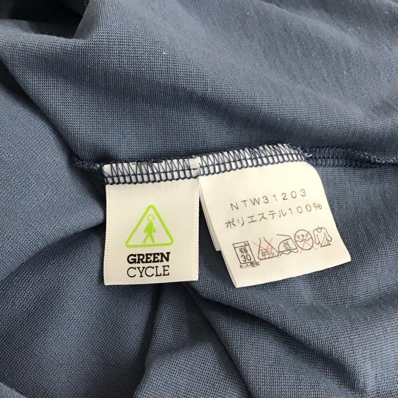 ザノースフェイス THE NORTH FACE Tシャツ 半袖 半袖カットソー プリントTシャツ クルーネックカットソー M ロゴ、文字 紺 / ネイビー / navy レディース USED 古着 中古 10157011