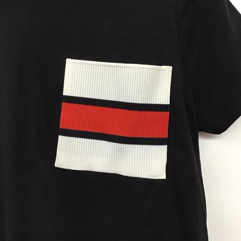 ザラ ZARA TRAFALUC Tシャツ 半袖 半袖カットソー 無地Tシャツ クルーネックカットソー L 無地 黒 / ブラック / black レディース USED 古着 中古 10157012