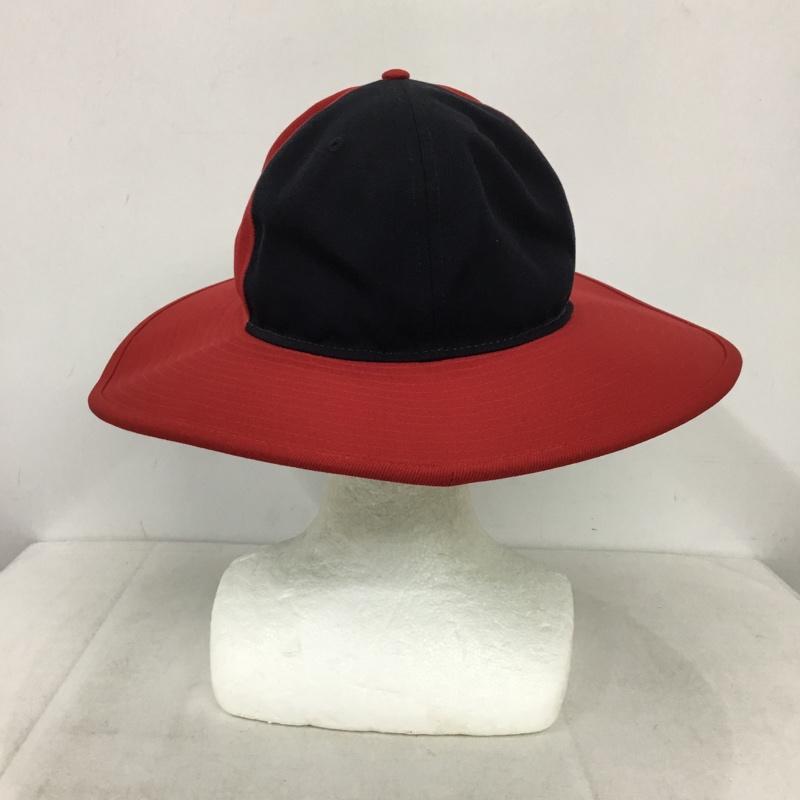 ニューエラ NEW ERA 帽子 ハット 近鉄バファローズ ロングブリムハット 岡本太郎 ロゴ、文字 赤 / レッド / red X 紺 / ネイビー / navy X 白 / ホワイト / white メンズ USED 古着 中古 10157014