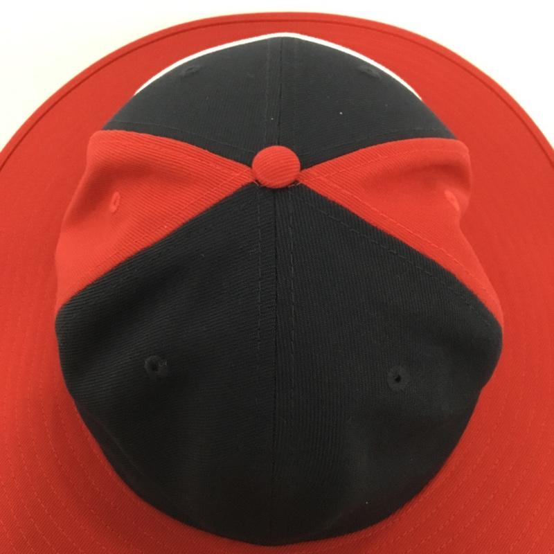 ニューエラ NEW ERA 帽子 ハット 近鉄バファローズ ロングブリムハット 岡本太郎 ロゴ、文字 赤 / レッド / red X 紺 / ネイビー / navy X 白 / ホワイト / white メンズ USED 古着 中古 10157014