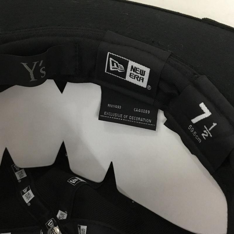 ニューエラ NEW ERA 帽子 ハット YO-H21-995 Ys ワイズ フィットロングブリムハット ロゴ、文字 黒 / ブラック / black メンズ USED 古着 中古 10157016