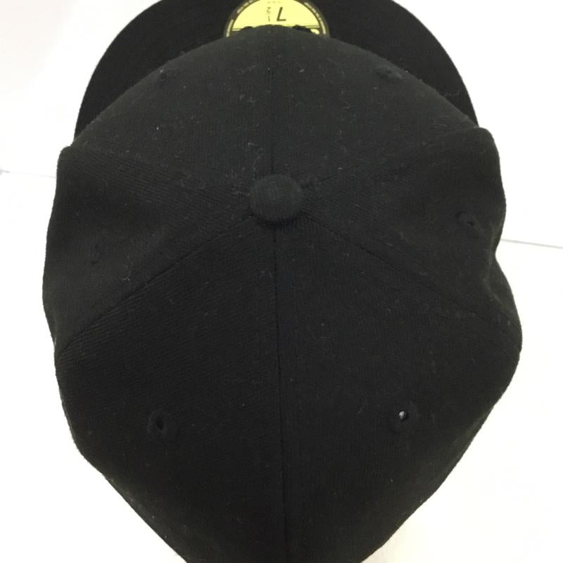 ニューエラ NEW ERA 帽子 キャップ NY 59FIFTY 59.6cm ロゴ、文字 黒 / ブラック / black メンズ USED 古着 中古 10157018