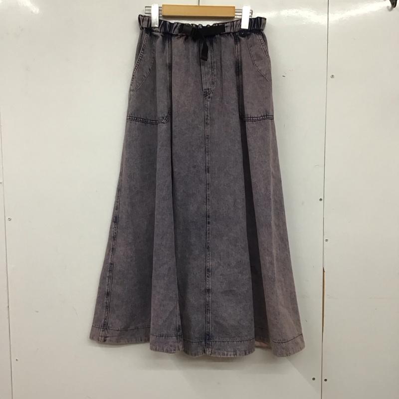 ニコアンド niko and... スカート ロングスカート ロングスカート フレアスカート カジュアルスカート L 無地 マルチカラー / マルチカラー / multicolor レディース USED 古着 中古 10157019