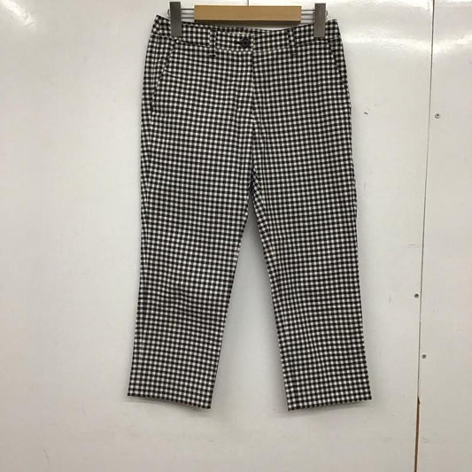 マッキントッシュフィロソフィー MACKINTOSH PHILOSOPH パンツ ショートパンツ 七分丈パンツ ショートパンツ ワイドパンツ 34インチ チェック 白 / ホワイト / white X 黒 / ブラック / black レディース USED 古着 中古 10157022