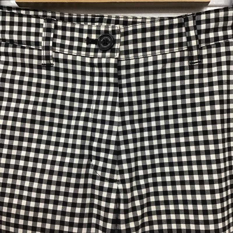 マッキントッシュフィロソフィー MACKINTOSH PHILOSOPH パンツ ショートパンツ 七分丈パンツ ショートパンツ ワイドパンツ 34インチ チェック 白 / ホワイト / white X 黒 / ブラック / black レディース USED 古着 中古 10157022