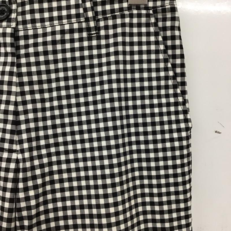 マッキントッシュフィロソフィー MACKINTOSH PHILOSOPH パンツ ショートパンツ 七分丈パンツ ショートパンツ ワイドパンツ 34インチ チェック 白 / ホワイト / white X 黒 / ブラック / black レディース USED 古着 中古 10157022