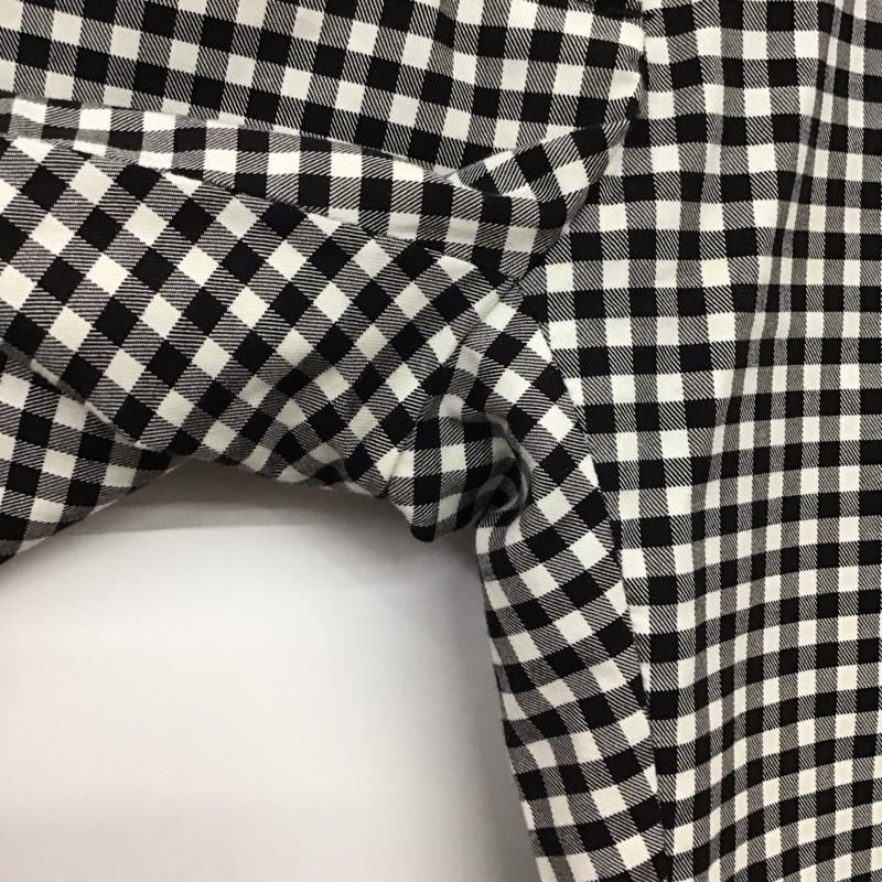 マッキントッシュフィロソフィー MACKINTOSH PHILOSOPH パンツ ショートパンツ 七分丈パンツ ショートパンツ ワイドパンツ 34インチ チェック 白 / ホワイト / white X 黒 / ブラック / black レディース USED 古着 中古 10157022