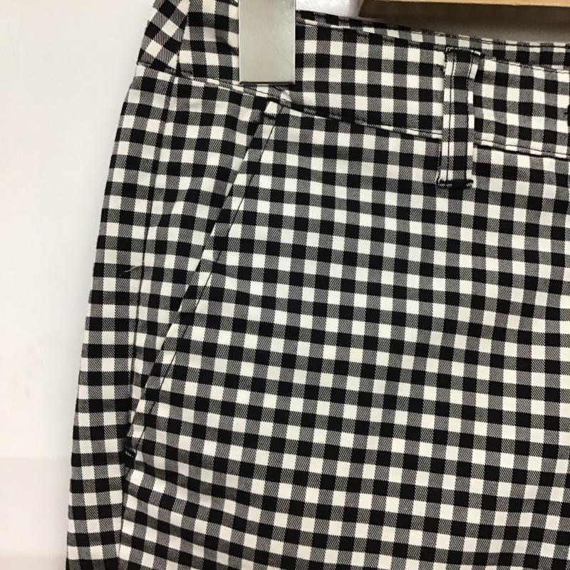 マッキントッシュフィロソフィー MACKINTOSH PHILOSOPH パンツ ショートパンツ 七分丈パンツ ショートパンツ ワイドパンツ 34インチ チェック 白 / ホワイト / white X 黒 / ブラック / black レディース USED 古着 中古 10157022