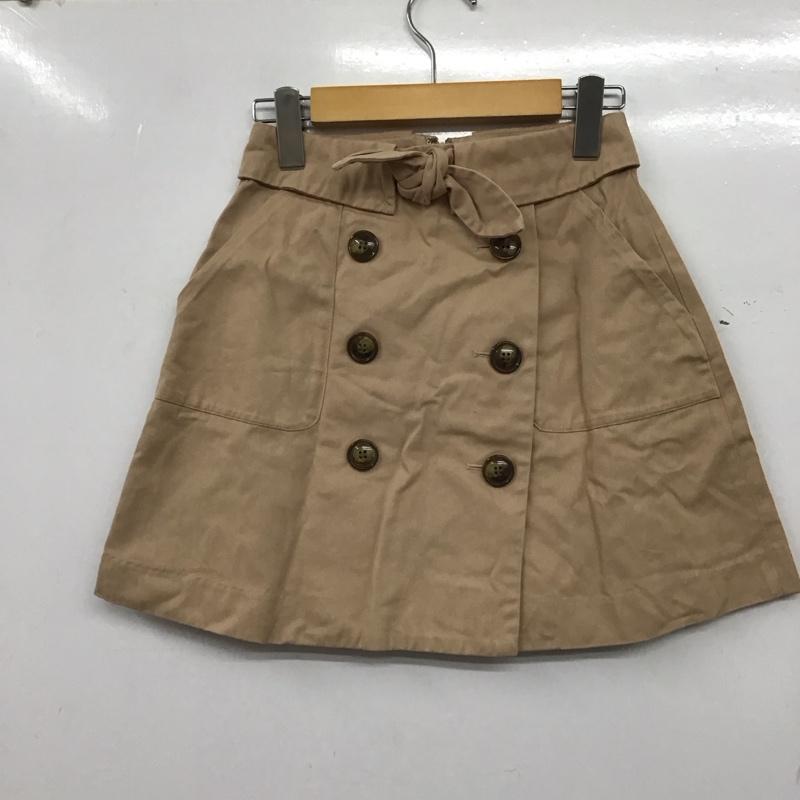 ダズリン dazzlin スカート ミニスカート ミニスカート タイトスカート S 無地 ベージュ / ベージュ / beige レディース USED 古着 中古 10157023