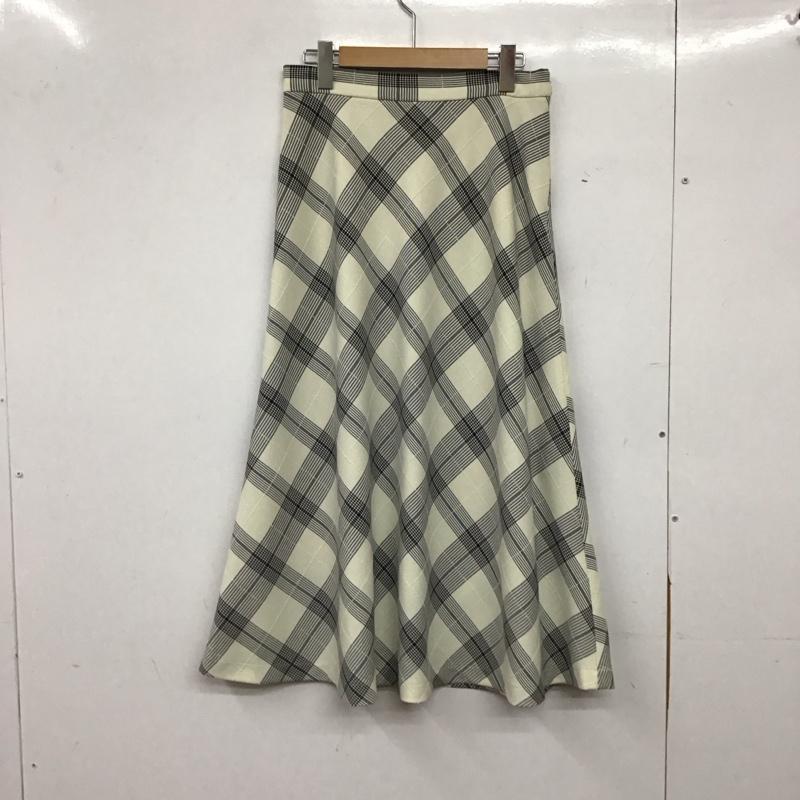 ロペピクニック ROPE  PICNIC スカート ロングスカート ロングスカート フレアスカート カジュアルスカート 40 チェック マルチカラー / マルチカラー / multicolor レディース USED 古着 中古 10157024
