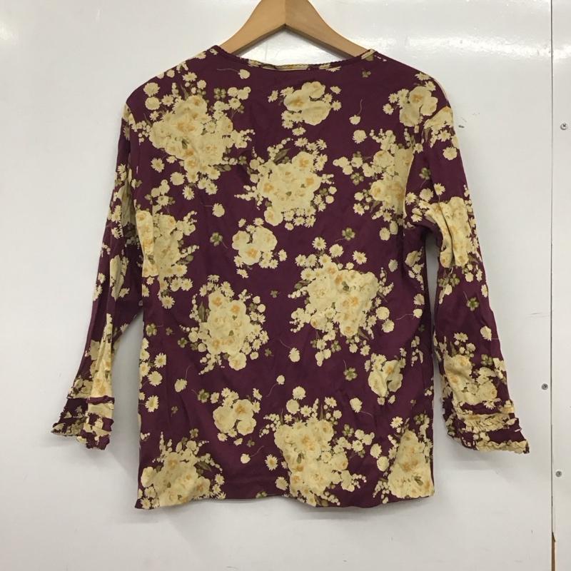 ピンクハウス PINK HOUSE シャツ、ブラウス 長袖 長袖シャツ ノーカラーシャツ 前開きシャツ L プリント マルチカラー / マルチカラー / multicolor レディース USED 古着 中古 10157025