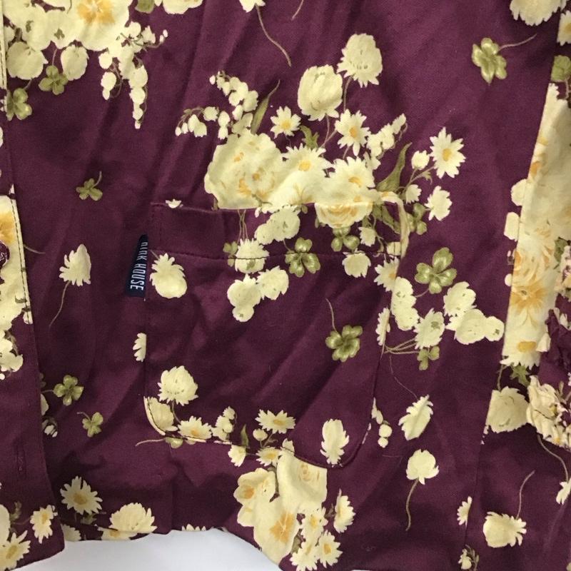 ピンクハウス PINK HOUSE シャツ、ブラウス 長袖 長袖シャツ ノーカラーシャツ 前開きシャツ L プリント マルチカラー / マルチカラー / multicolor レディース USED 古着 中古 10157025