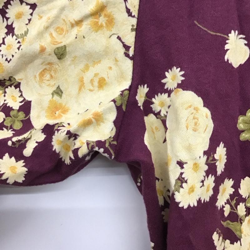 ピンクハウス PINK HOUSE シャツ、ブラウス 長袖 長袖シャツ ノーカラーシャツ 前開きシャツ L プリント マルチカラー / マルチカラー / multicolor レディース USED 古着 中古 10157025