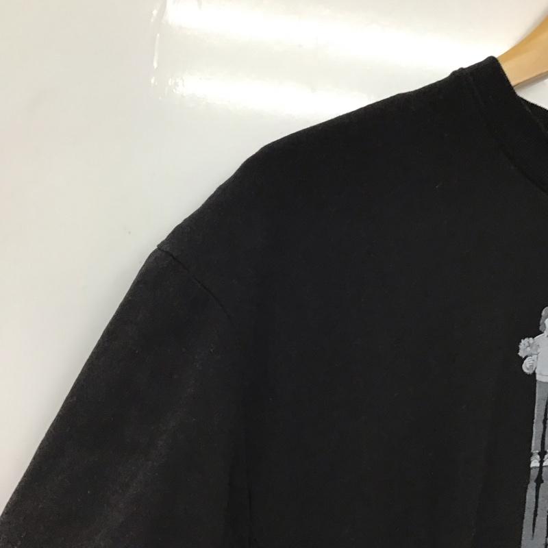 ニコアンド niko and... Tシャツ 半袖 半袖カットソー プリントTシャツ クルーネックカットソー FREE プリント 黒 / ブラック / black レディース USED 古着 中古 10157026