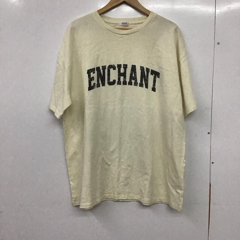 ローリーズファーム LOWRYS FARM Tシャツ 半袖 半袖カットソー プリントTシャツ クルーネックカットソー 2 ロゴ、文字 アイボリー / アイボリー / レディース USED 古着 中古 10157028