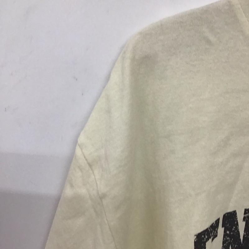 ローリーズファーム LOWRYS FARM Tシャツ 半袖 半袖カットソー プリントTシャツ クルーネックカットソー 2 ロゴ、文字 アイボリー / アイボリー / レディース USED 古着 中古 10157028