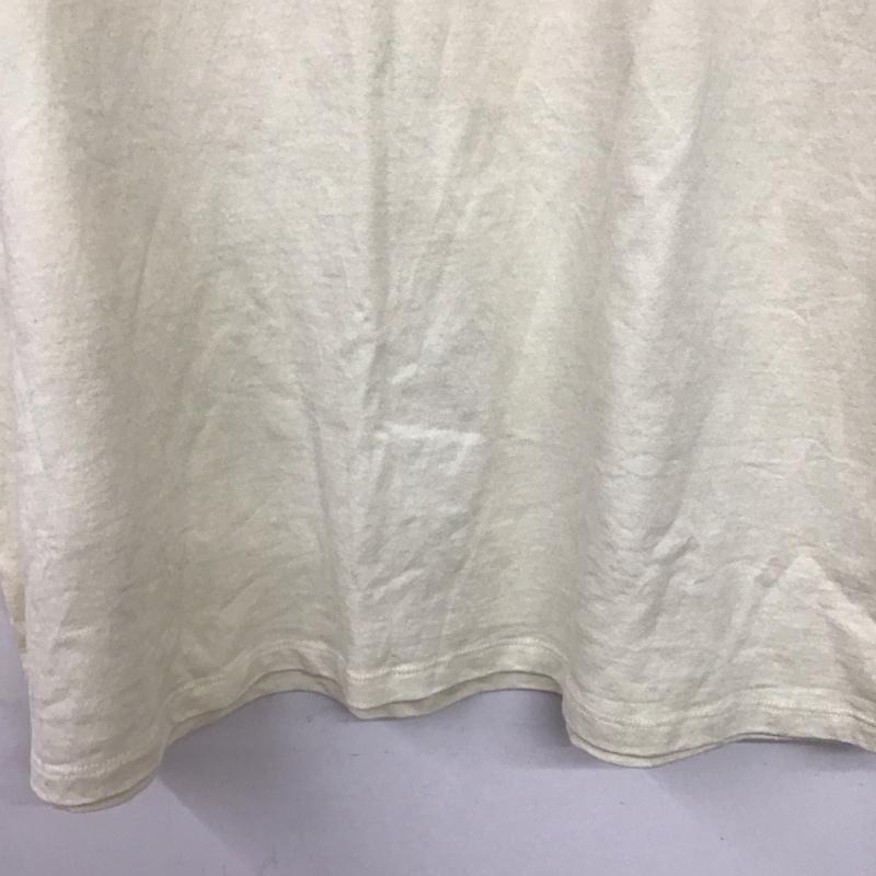 ローリーズファーム LOWRYS FARM Tシャツ 半袖 半袖カットソー プリントTシャツ クルーネックカットソー 2 ロゴ、文字 アイボリー / アイボリー / レディース USED 古着 中古 10157028