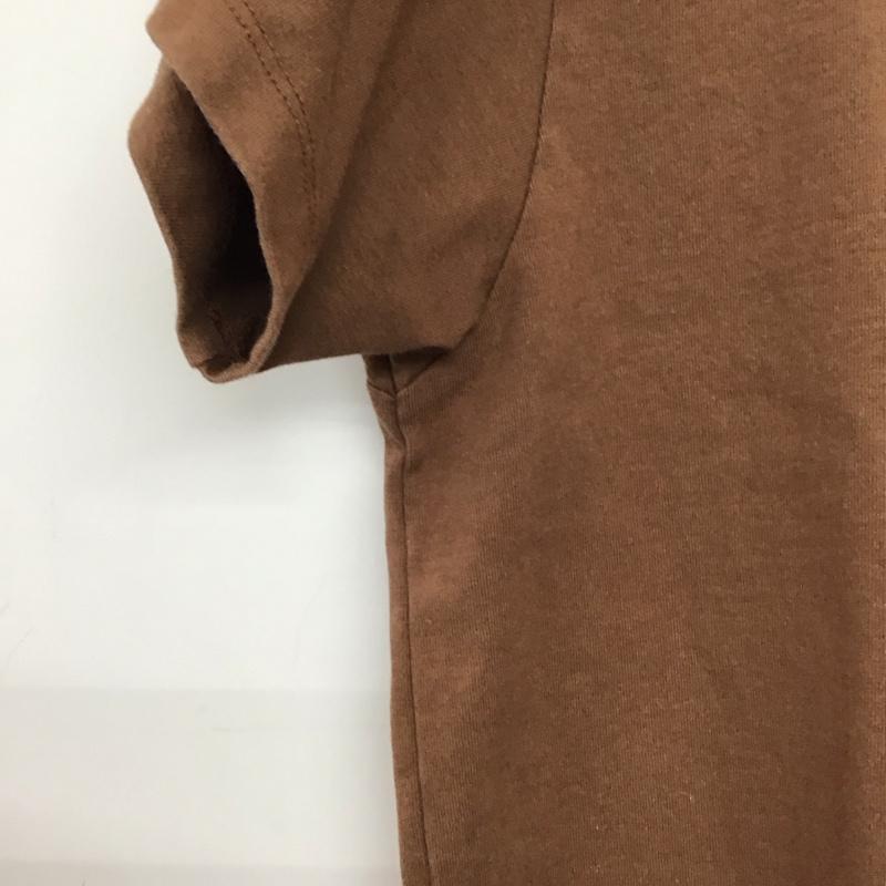 リーバイス Levi s Tシャツ 半袖 半袖カットソー プリントTシャツ クルーネックカットソー S ロゴ、文字 茶 / ブラウン / brown レディース USED 古着 中古 10157035