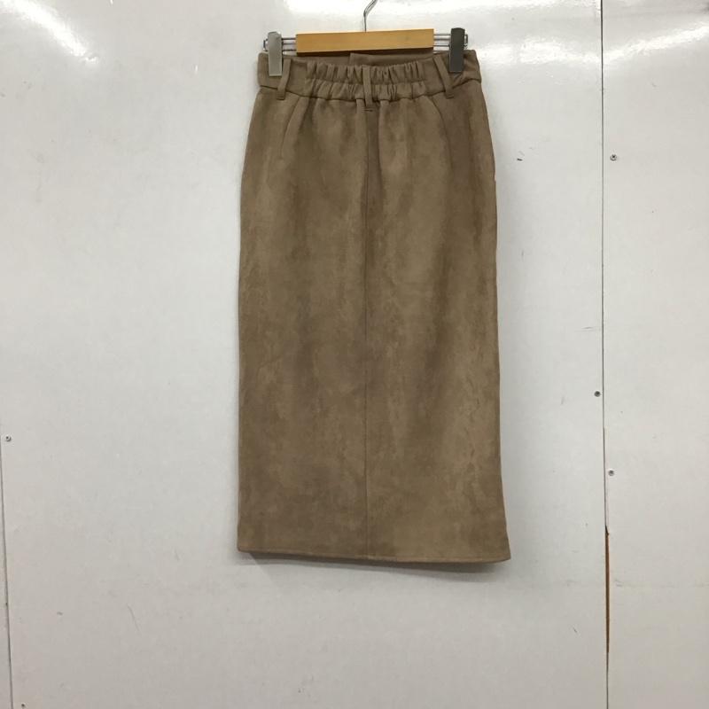 レイカズン Ray Cassin スカート ロングスカート ロングスカート タイトスカート バックスリット FREE 無地 茶 / ブラウン / brown レディース USED 古着 中古 10157036