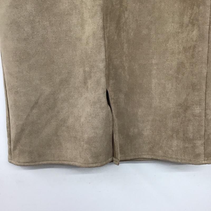 レイカズン Ray Cassin スカート ロングスカート ロングスカート タイトスカート バックスリット FREE 無地 茶 / ブラウン / brown レディース USED 古着 中古 10157036