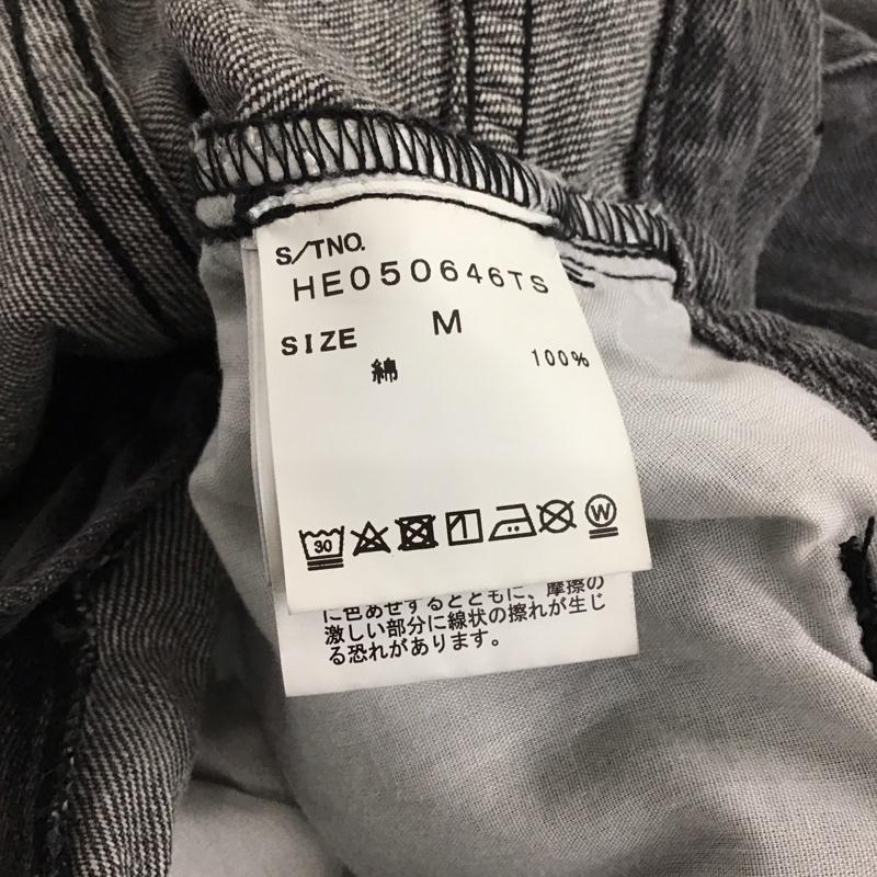 ヘザー Heather パンツ デニム、ジーンズ デニムパンツ ワイドパンツ カジュアルパンツ M ダメージ加工 ダークグレー / ダークグレー / レディース USED 古着 中古 10157039