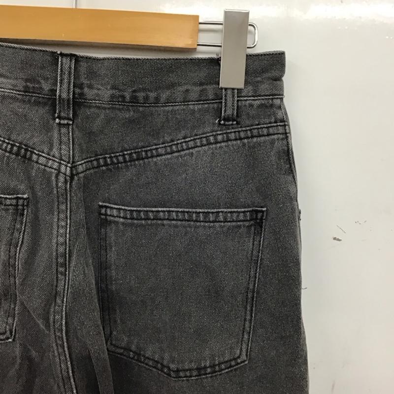ヘザー Heather パンツ デニム、ジーンズ デニムパンツ ワイドパンツ カジュアルパンツ M ダメージ加工 ダークグレー / ダークグレー / レディース USED 古着 中古 10157039