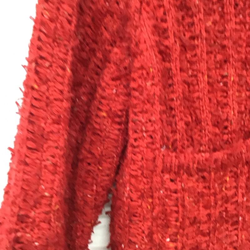 ザラ ZARA カーディガン 長袖 長袖カーディガン 前ボタン ニットカーディガン S 無地 赤 / レッド / red レディース USED 古着 中古 10157040
