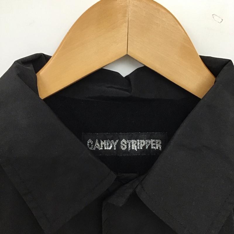 キャンディストリッパー Candy Stripper ジャケット、上着 ジャンパー、ブルゾン ナイロンジャケット カジュアルジャケット アウター 2 ロゴ、文字 黒 / ブラック / black レディース USED 古着 中古 10157041