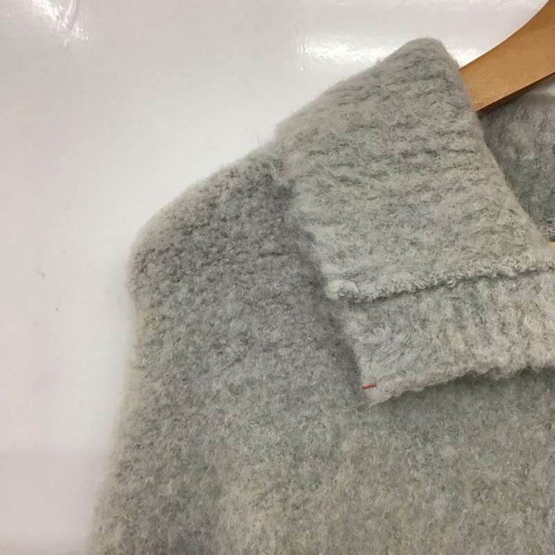 ジャバ Java ニット、セーター 長袖 長袖ニット セーター カラーニット L 無地 灰 / グレー / gray レディース USED 古着 中古 10157045