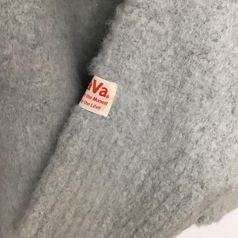 ジャバ Java ニット、セーター 長袖 長袖ニット セーター カラーニット L 無地 灰 / グレー / gray レディース USED 古着 中古 10157045