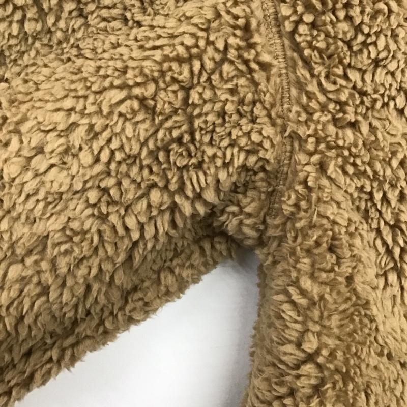 ユニクロ UNIQLO ジャケット、上着 ジャンパー、ブルゾン ボアフリースノーカラーコート M 無地 ベージュ / ベージュ / beige レディース USED 古着 中古 10157046
