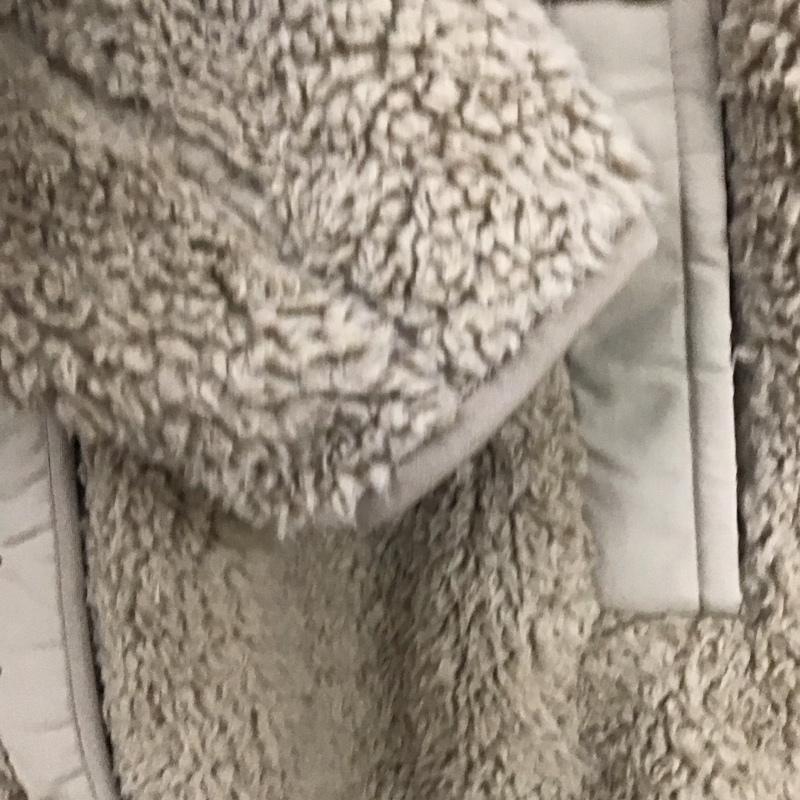 ユニクロ UNIQLO ジャケット、上着 ジャンパー、ブルゾン ボアフリースノーカラーコート M 無地 ベージュ / ベージュ / beige レディース USED 古着 中古 10157046