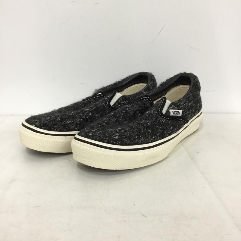 バンズ VANS スリッポン スリッポン V98CL SWEATER2 スニーカー 23.5cm 23.5cm ロゴ、文字 黒 / ブラック / black X 白 / ホワイト / white レディース USED 古着 中古 10157047