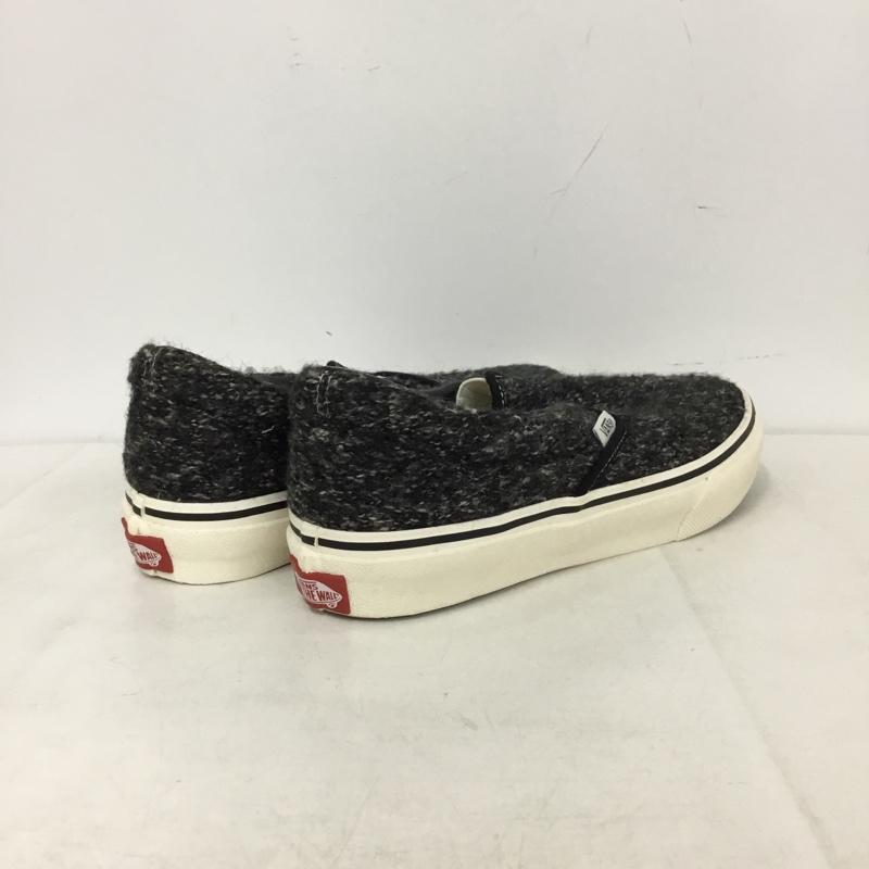 バンズ VANS スリッポン スリッポン V98CL SWEATER2 スニーカー 23.5cm 23.5cm ロゴ、文字 黒 / ブラック / black X 白 / ホワイト / white レディース USED 古着 中古 10157047