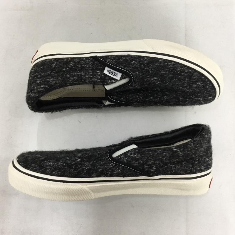 バンズ VANS スリッポン スリッポン V98CL SWEATER2 スニーカー 23.5cm 23.5cm ロゴ、文字 黒 / ブラック / black X 白 / ホワイト / white レディース USED 古着 中古 10157047