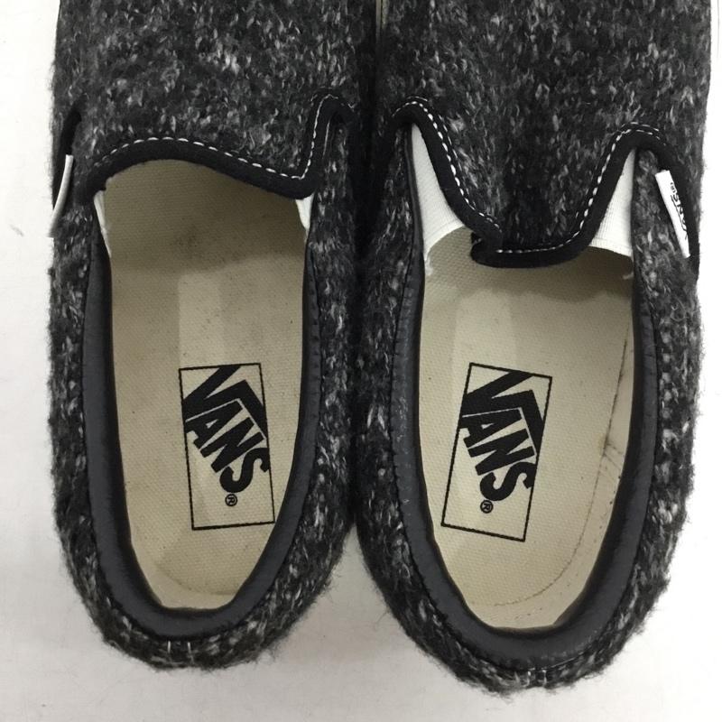 バンズ VANS スリッポン スリッポン V98CL SWEATER2 スニーカー 23.5cm 23.5cm ロゴ、文字 黒 / ブラック / black X 白 / ホワイト / white レディース USED 古着 中古 10157047