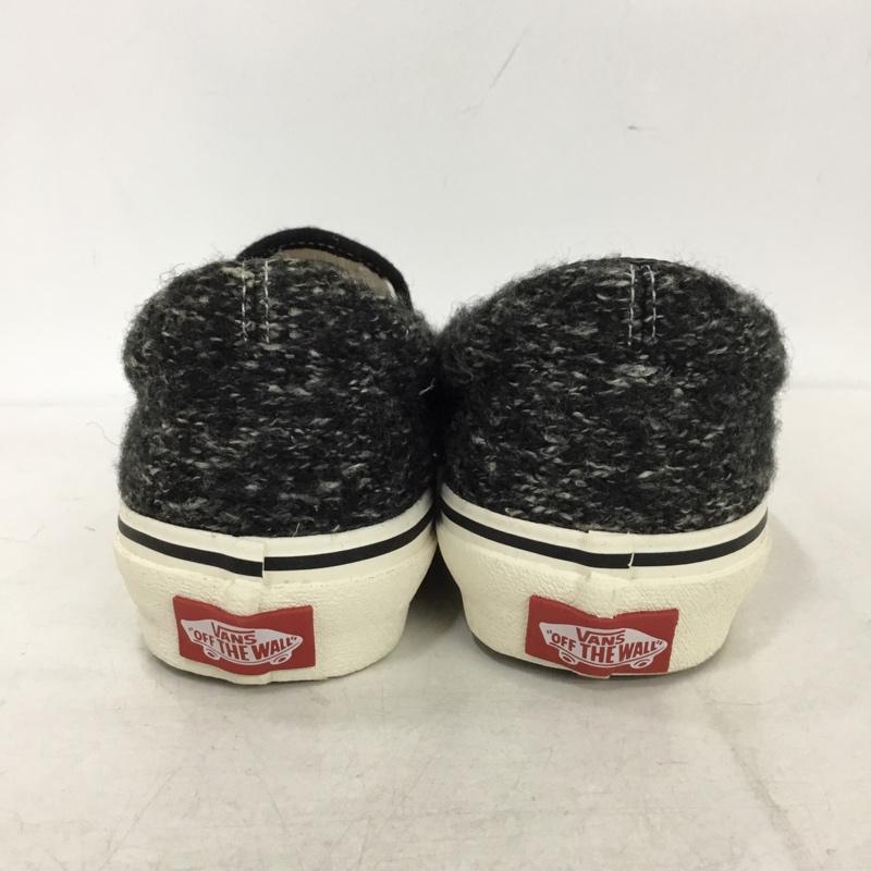 バンズ VANS スリッポン スリッポン V98CL SWEATER2 スニーカー 23.5cm 23.5cm ロゴ、文字 黒 / ブラック / black X 白 / ホワイト / white レディース USED 古着 中古 10157047