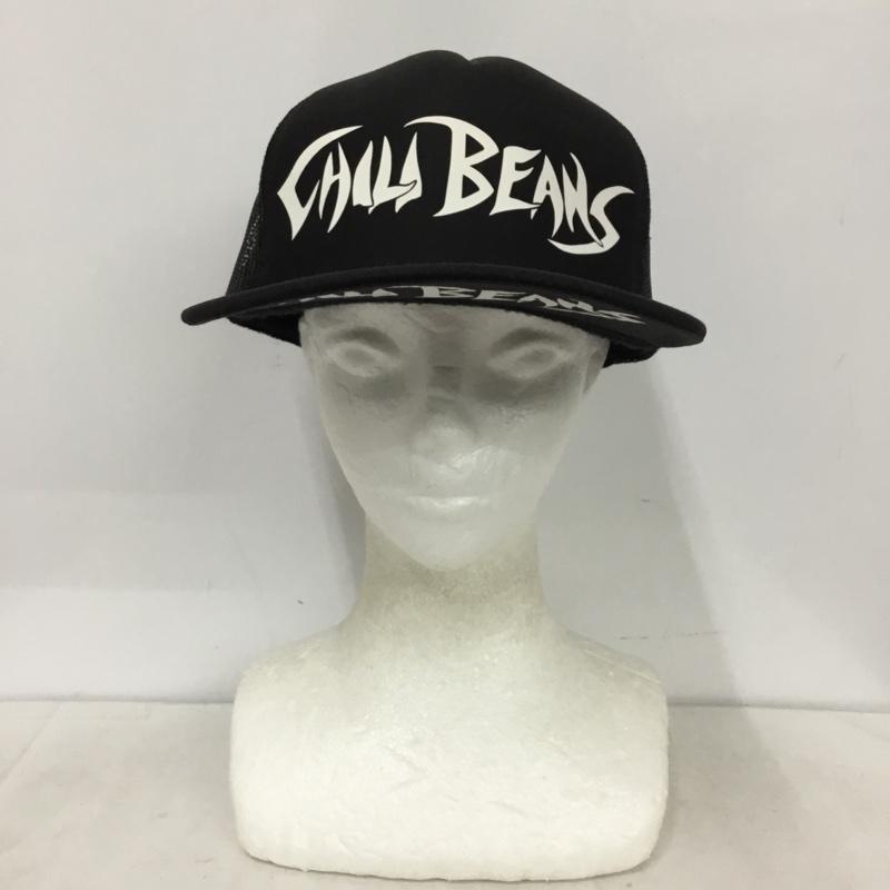 オットー OTTO 帽子 キャップ CHILI BEANS メッシュキャップ ロゴ、文字 黒 / ブラック / black メンズ USED 古着 中古 10157048