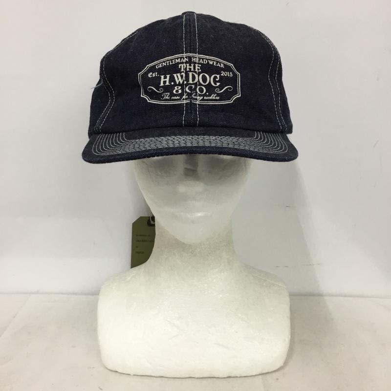ザエイチダブリュードッグアンドコー THE H.W.DOG&CO. 帽子 キャップ D-00004-D TRUCKER CAP-D デニム タグ付き ロゴ、文字 インディゴ / インディゴ / Indigo メンズ USED 古着 中古 10157050