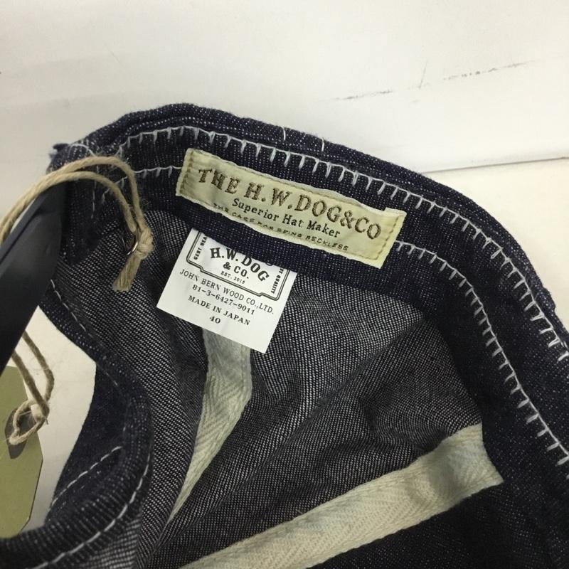 ザエイチダブリュードッグアンドコー THE H.W.DOG&CO. 帽子 キャップ D-00004-D TRUCKER CAP-D デニム タグ付き ロゴ、文字 インディゴ / インディゴ / Indigo メンズ USED 古着 中古 10157050