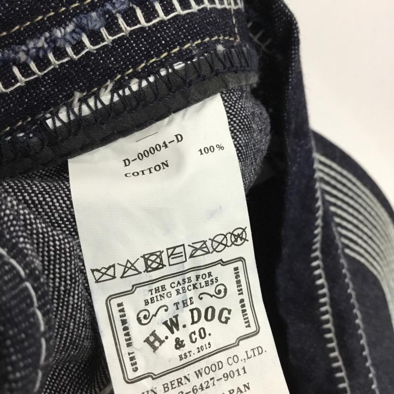 ザエイチダブリュードッグアンドコー THE H.W.DOG&CO. 帽子 キャップ D-00004-D TRUCKER CAP-D デニム タグ付き ロゴ、文字 インディゴ / インディゴ / Indigo メンズ USED 古着 中古 10157050