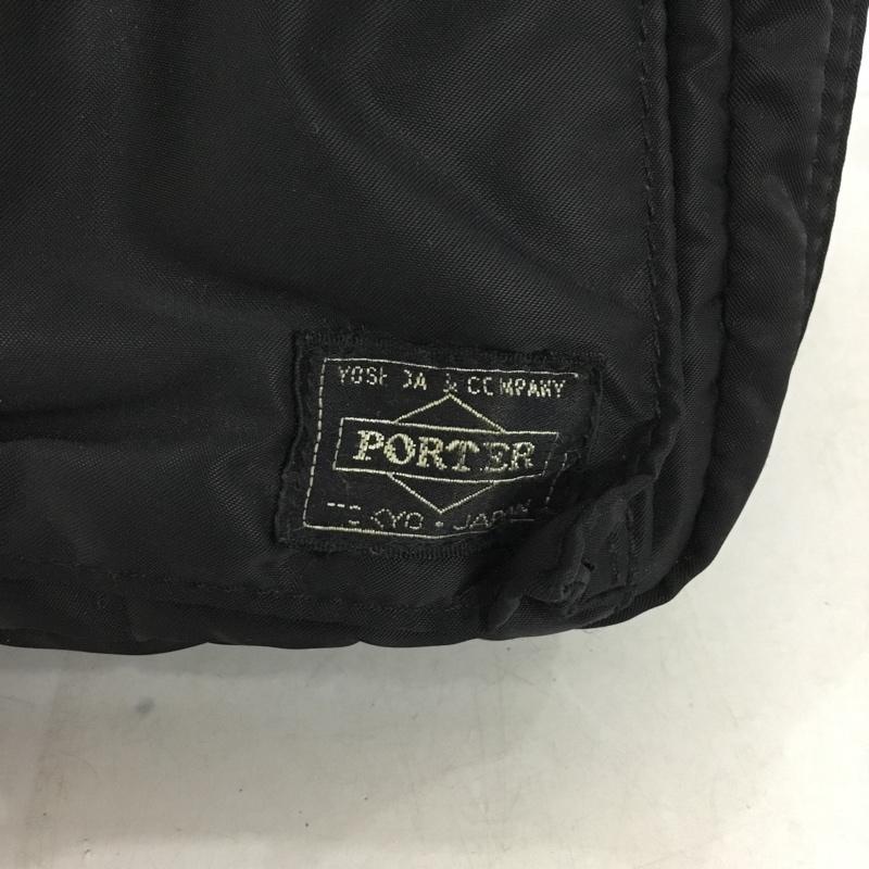 ポーター PORTER ショルダーバッグ ショルダーバッグ タンカー ロゴ、文字 黒 / ブラック / black メンズ USED 古着 中古 10157052