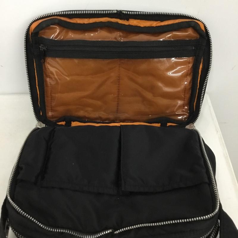 ポーター PORTER ショルダーバッグ ショルダーバッグ タンカー ロゴ、文字 黒 / ブラック / black メンズ USED 古着 中古 10157052