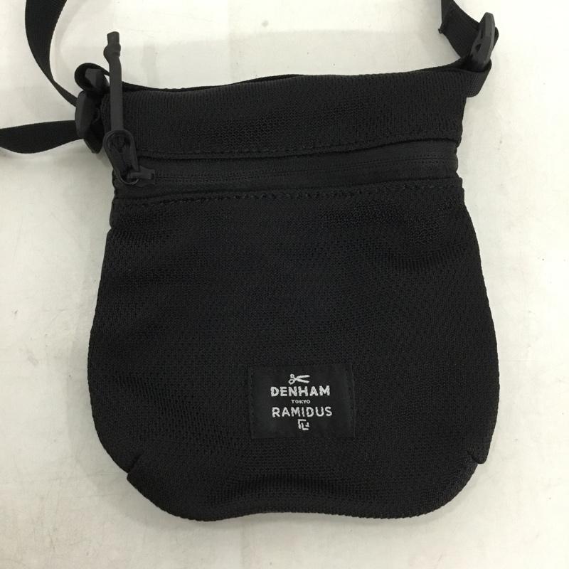 デンハム DENHAM ショルダーバッグ ショルダーバッグ ショルダーポーチ テックワイパー付き RAMIDUS ラミダス ロゴ、文字 黒 / ブラック / black メンズ USED 古着 中古 10157053