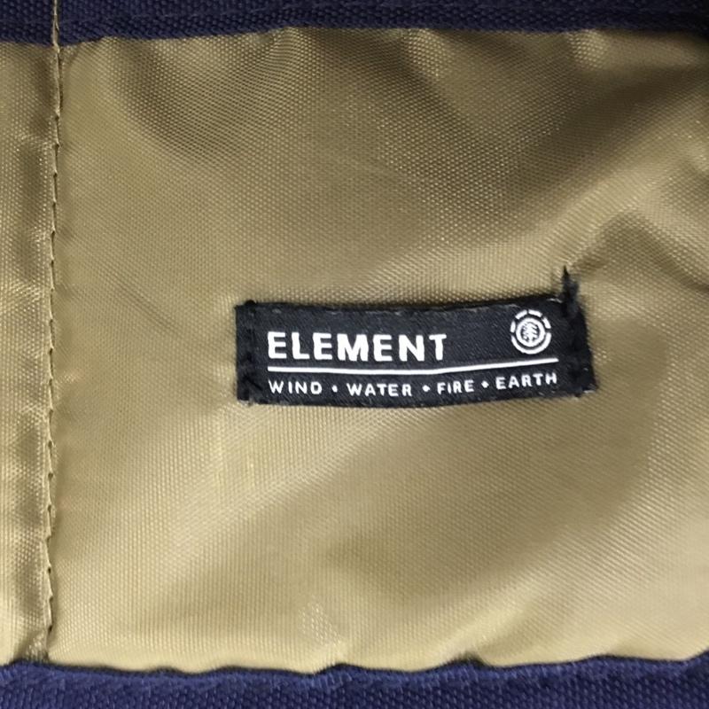 エレメント ELEMENT リュックサック、デイパック リュックサック、デイバッグ AE022-958 バックパック ロゴ、文字 紺 / ネイビー / navy X ベージュ / ベージュ / beige メンズ USED 古着 中古 10157062